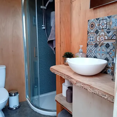 Kamp alanı Sunny Mount Glamping Pod Long Marton